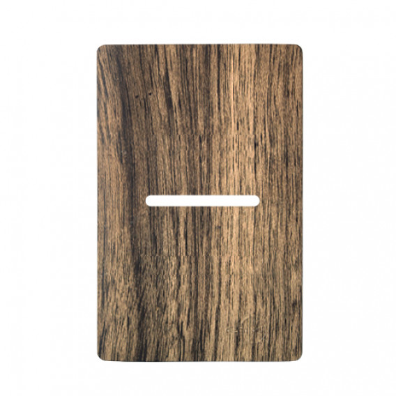 Placa p/ 1 Interruptor Horizontal 4x2 - Novara Carvalho